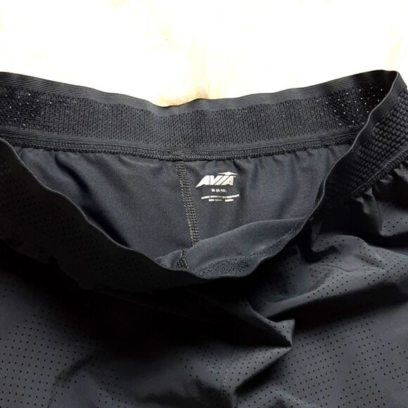 Avia Womans Soft Blue Netted Shorts M - Picture 4 of 5